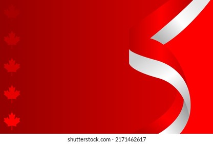 Canada day Background with Maple leaf silhouette and Copy space area. Suitable to place on content with that theme