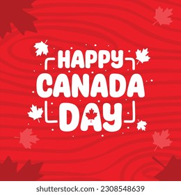 canada day background vector illustration