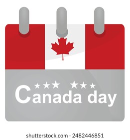 Canada day card. vector illustration 