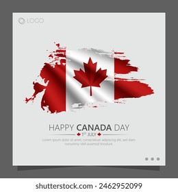 Canada Day is celebrated on July 1st each year and marks the anniversary of the confederation of Canada.