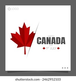 Canada Day is celebrated on July 1st each year and marks the anniversary of the confederation of Canada.