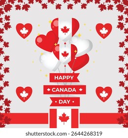 Canada Day is celebrated on July 1st each year and marks the anniversary of the confederation of Canada