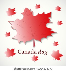 Canada day. congratulation. the holidays.