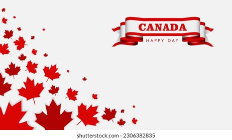 Canada day, Canada Country flag and symbols National Canada day Background fireworks