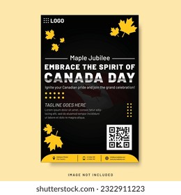 Canada Day Flyer Brochure Poster Celebration 1 July