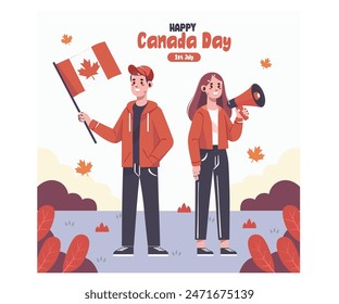 Canada Day, formerly known as Dominion Day, is the national day of Canada. A federal statutory holiday, it celebrates the anniversary of Canadian Confederation which occurred on July 1, 1867