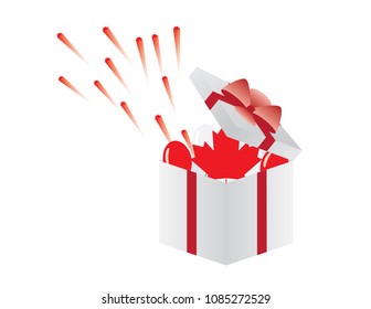 canada day gift box 