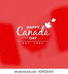canada day greeting background
