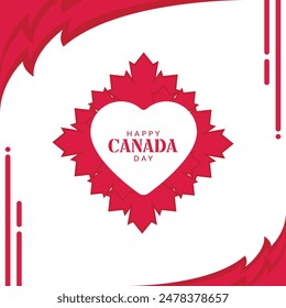 Canada day greeting card, Celebrations, Poster