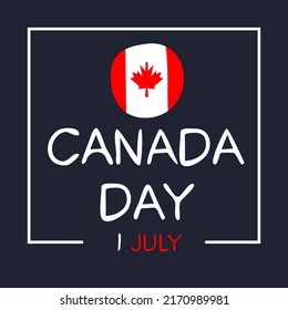 Día del Canadá, celebrado el 1º de julio.