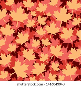 Canada day with maple leaf design