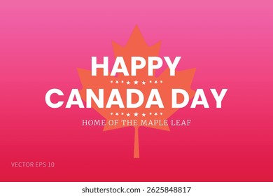 Canada Day Maple Leaf Greeting