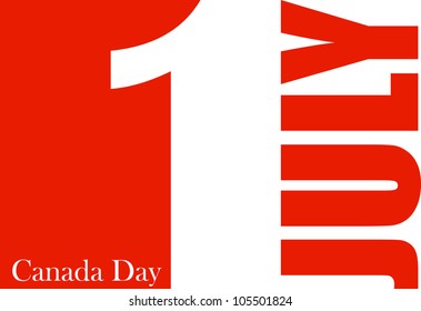 Canada Day vector background