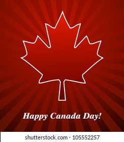 Canada Day Vector Background