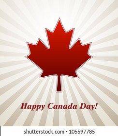 Canada Day vector background