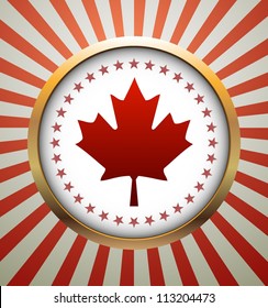 Canada Day vector background