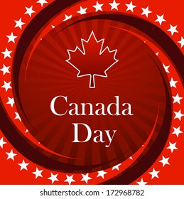 Canada Day vector background