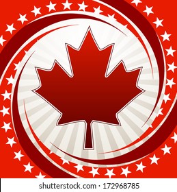 Canada Day Vector Background