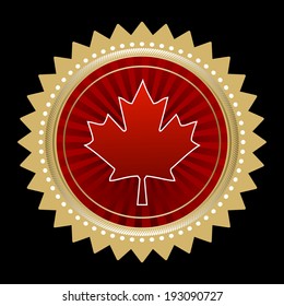 Canada Day vector background