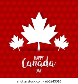 Canada day vector background