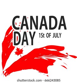 Canada day vector background