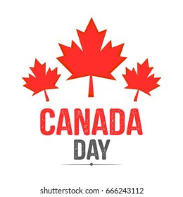 Canada day vector background