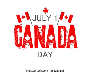 Canada day vector background