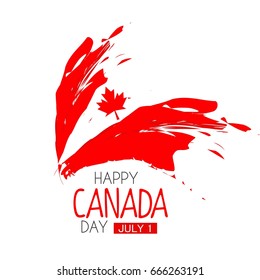 Canada day vector background