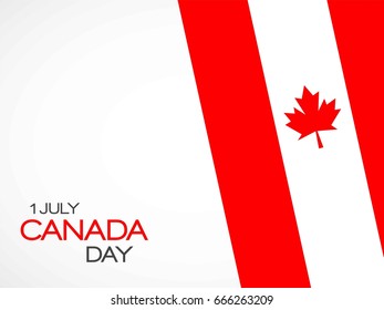 Canada day vector background