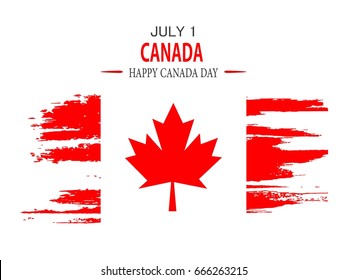 Canada day vector background