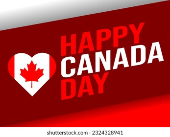 Canada day vector illustration. Happy Canada day vector.