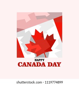 Canada Day Vector Illustration. Suitable for greeting card, poster and banner.