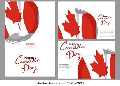 Canada Day Vector Illustration. Suitable for greeting card, poster and banner.