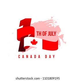 Canada Day Vector Template Design Illustration