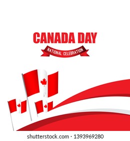 Canada Day Vector Template Design Illustration