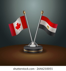 Tabela do Canadá e do EGITO sinaliza relação com plano de fundo gradiente