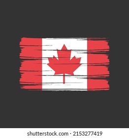 Canada Flag Brush. National Flag