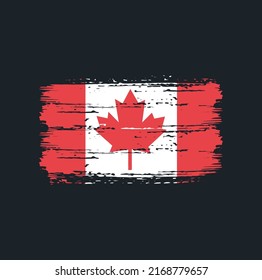 Canada Flag Brush. National Flag