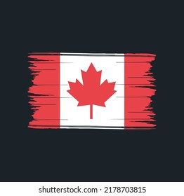 Canada Flag Brush. National Flag