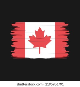 Canada Flag Brush. National Flag