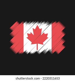 Canada Flag Brush. National Flag