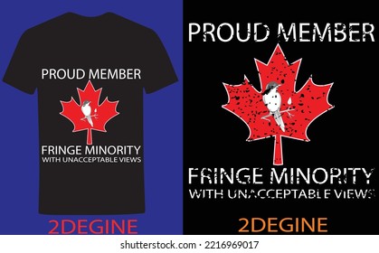 Canada Flag Canadian Shirts...nice  gray jay birds