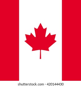 Canada flag concept