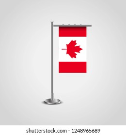 Canada flag design vector