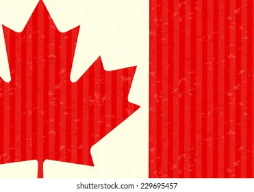 Canada flag detail