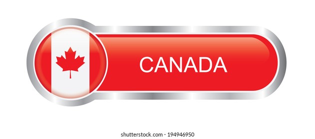 Canada flag glossy banner 