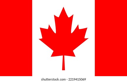 Canada flag illustration textured background.