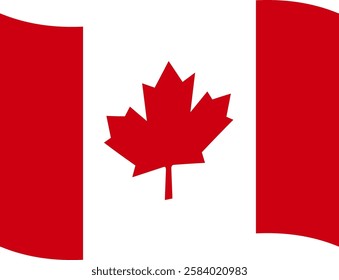 Canada flag illustrator country flags symbol nation
waving icon