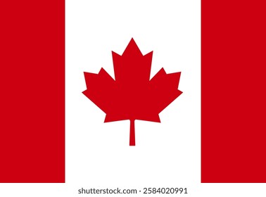 Canada flag illustrator country flags symbol nation USA
