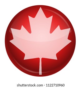 Canada flag maple leaf pin symbol